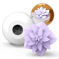 Foto do produto Molde de Silicone Flor Suculenta