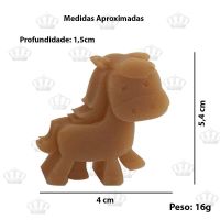 Foto do produto Molde de Silicone Cavalo Encaixe Lembrancinha 4Cav.