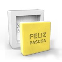 Foto do produto Molde de Silicone Barra Feliz Páscoa