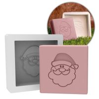 Foto do produto Molde de Silicone Barra Papai Noel