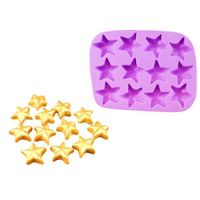 Foto do produto Molde de Silicone Estrela 12Cav.