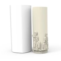Foto do produto Molde de Silicone Preto Velho Vela de Orixá