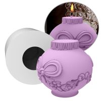 Foto do produto Molde de Silicone Mini Bola De Natal 5cm- Modelo 3