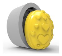 Foto do produto Molde de Silicone Ovo da Páscoa Corações