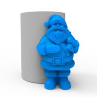 Foto do produto Molde de Silicone Papai Noel C/ Saco de Presentes- Grande