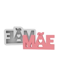 Foto do produto Molde de Silicone Letreiro Mãe