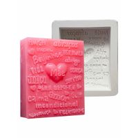 Foto do produto Molde de Silicone Feliz dia das Mães Palavras de Carinho