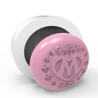 Foto do produto Forma de Silicone Oval Super Mãe Dia das Mães Ideal para Gesso Vela e Sabonete