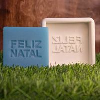Foto do produto Molde de Silicone Barra Feliz Natal