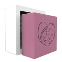 Foto do produto Forma de Silicone Quadrada Coração Mãe e Filho
