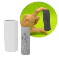 Foto do produto Forma de Silicone Mini Vela da Morte Halloween