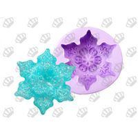 Foto do produto Molde de Silicone Floco de Neve Arabesco Ii