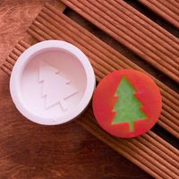 Foto do produto Molde de Silicone Redonda Pinheiro de Natal
