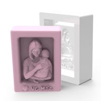 Foto do produto Molde de Silicone Amo Você Mãe Branco