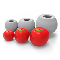 Foto do produto Molde Silicone Maçã Pequena para Sabonete, Vela e Resina