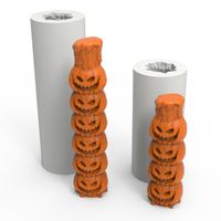 Foto do produto Forma de Silicone Vela Torre de Abóboras