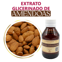 Foto do produto Extrato Fitoglicerinado de Amendoas 100g Ativo Natural Umectante
