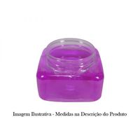 Foto do produto Pote PET Cristal Quadrado 110ml sem tampa Mod 4