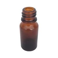 Foto do produto Frascos de Vidro Ambar Pequeno Cilíndrico 10ml 18/410 - sem Tampa