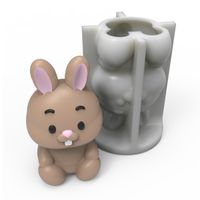 Foto do produto Forma de Silicone Coelhinho Fofo Sentado Lembrancinha Coelho