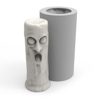 Foto do produto Forma de Silicone Halloween Vela do Medo Artesanal para Decoração Assustadora Dia das Bruxas