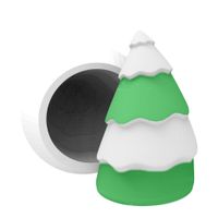 Foto do produto Molde de Silicone Arvore de Natal Geométrica 10cm Modelo 7