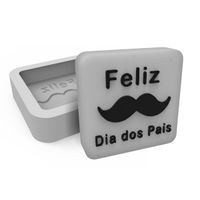 Foto do produto Molde de Silicone Barra Feliz Dia dos Pais Bigode