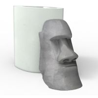 Foto do produto Molde de Silicone Estatua Moai Ilha de Pascoa Mística Ancestral