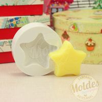Foto do produto Molde Silicone Estrela Natal Natalina Brilho dos Sonhos