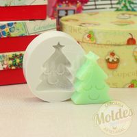 Foto do produto Molde Silicone Mini Árvore Natal Natalina Pinheiro dos Sonhos