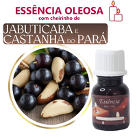 Foto do produto Essência Concentrada Jabuticaba e Castanha do Para - Oleosa (Base Dietilfitalato) Para Velas - 10Gr