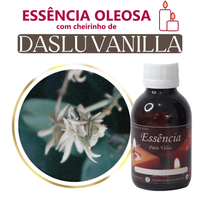 Foto do produto Essência Concentrada Daslu Vanilla - Oleosa (Base Dietilfitalato) Para Velas - 100Gr