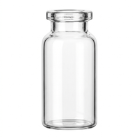 Foto do produto Frasco Vidro Cilíndrico Pen Cristal 10ml sem Rolha Ideal para Lembrancinha de Maternidade, Sal Grosso e Chás