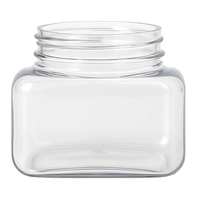 Foto do produto Pote PET Quadrado Cristal 200ml r sem Tampa Modelo 4
