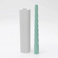 Foto do produto Molde de Silicone Vela Torcida 18cm Modelo 4 