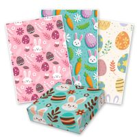 Foto do produto Papel Para Embalar Sabonete Offset (Sulfite) Coelho da Pascoa - 10 Unidades (14,5X20,5cm)