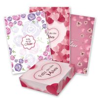 Foto do produto Papel Para Embalar Sabonete Offset (Sulfite) Dia das Mães | Mulheres - 10 Unidades (14,5X20,5cm)