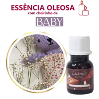 Foto do produto Essência Concentrada Baby - Oleosa (Base Dietilfitalato) Para Velas - 10Gr