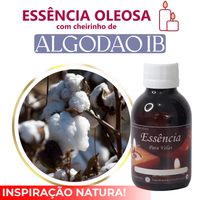 Foto do produto Essência Oleosa Para Vela Algodão IB 100 g