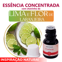 Foto do produto Essência Concentrada Lima e Flor de Laranjeira (Inspiração Natura) - 10Gr