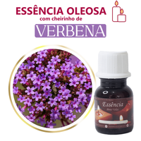 Foto do produto Essência Concentrada Verbena - Oleosa (Base Dietilfitalato) Para Velas - 10Gr