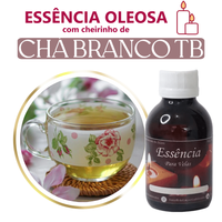 Foto do produto Essência Oleosa para Vela Chá Branco TB 100 g