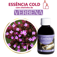 Foto do produto Essência Cold Verbena  (Base Miristato de Isopropila Vela ) 90 g