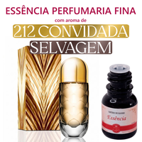 Foto do produto Essência Perfumaria Fina 10g ─ 212 Convidada Selvagem (P. Rbanne Wild)