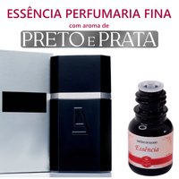 Foto do produto Essência Perfumaria Fina 10g ─ Preto e Prata (Silver Black A.)