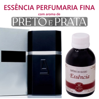 Foto do produto Essência Perfumaria Fina 50g ─ Preto e Prata (Silver Black Azz.)
