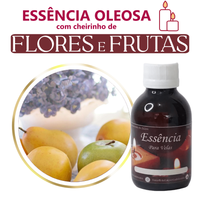 Foto do produto Essência Oleosa Para Vela Flores e Frutas 100 g