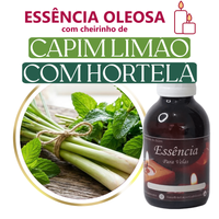 Foto do produto Essência Oleosa para Velas Capim e Limão Com Hortelã (Base Dietilfitalato) 100 g