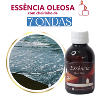 Foto do produto Essência Concentrada 7 Ondas - Oleosa (Base Dietilfitalato) Para Velas - 100Gr