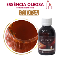 Foto do produto Essência Oleosa Para Velas Cidra 100 g